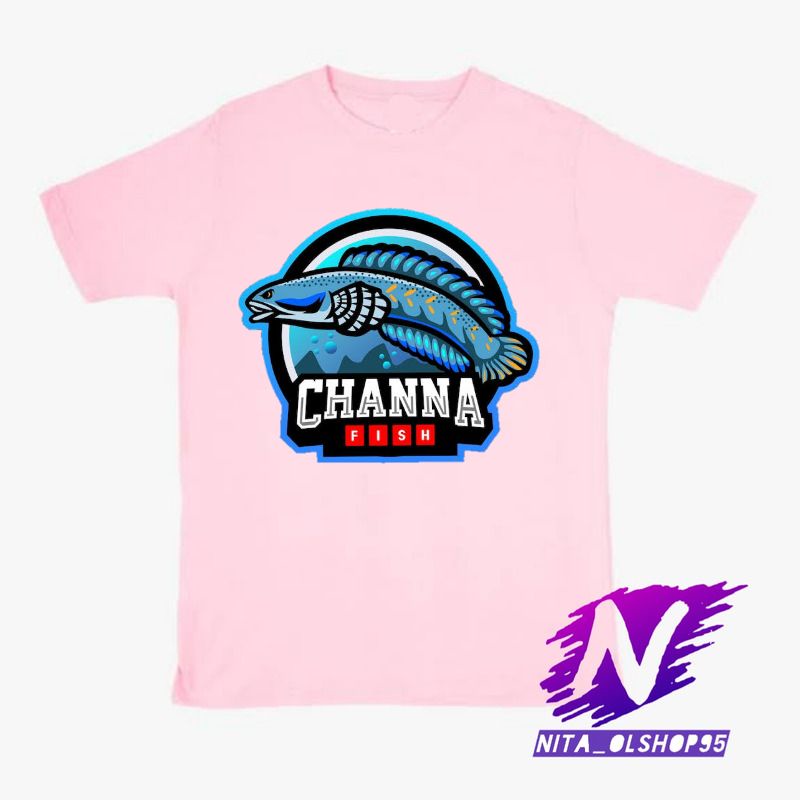 baju anak kaos anak chana gambar ikan chana