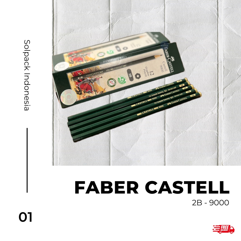 

Pensil 2B Faber Castell