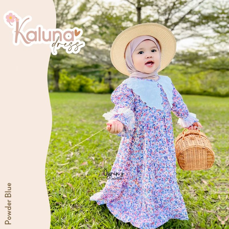 Kaluna Dress By Oyrins Collection / Gamis Bayi Anak Kaluna