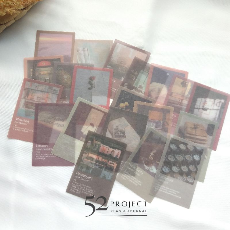 

Poetry Aesthetic Washi Sticker