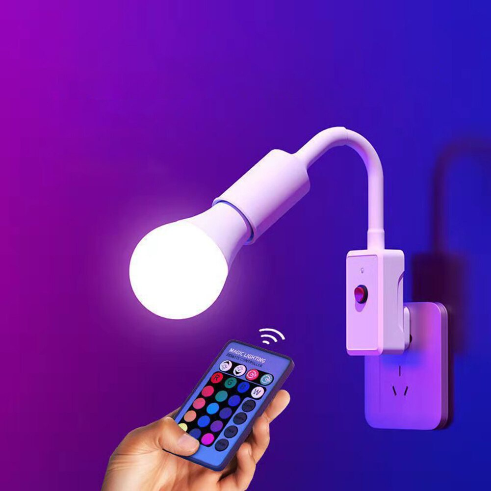 TaffLED LAMPU BOHLAM RGB 10 W BOHLAM LAMPU RGB WARNA WARNI DENGAN REMOTE CONTROL E27 10 W