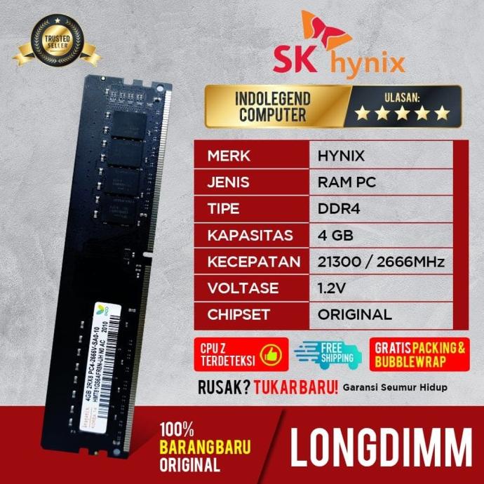hynix ddr4 4gb pc2666 Longdim