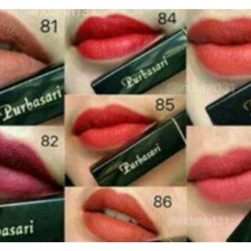 Lipstik purbasari matte / purbasari lipstik colour matte