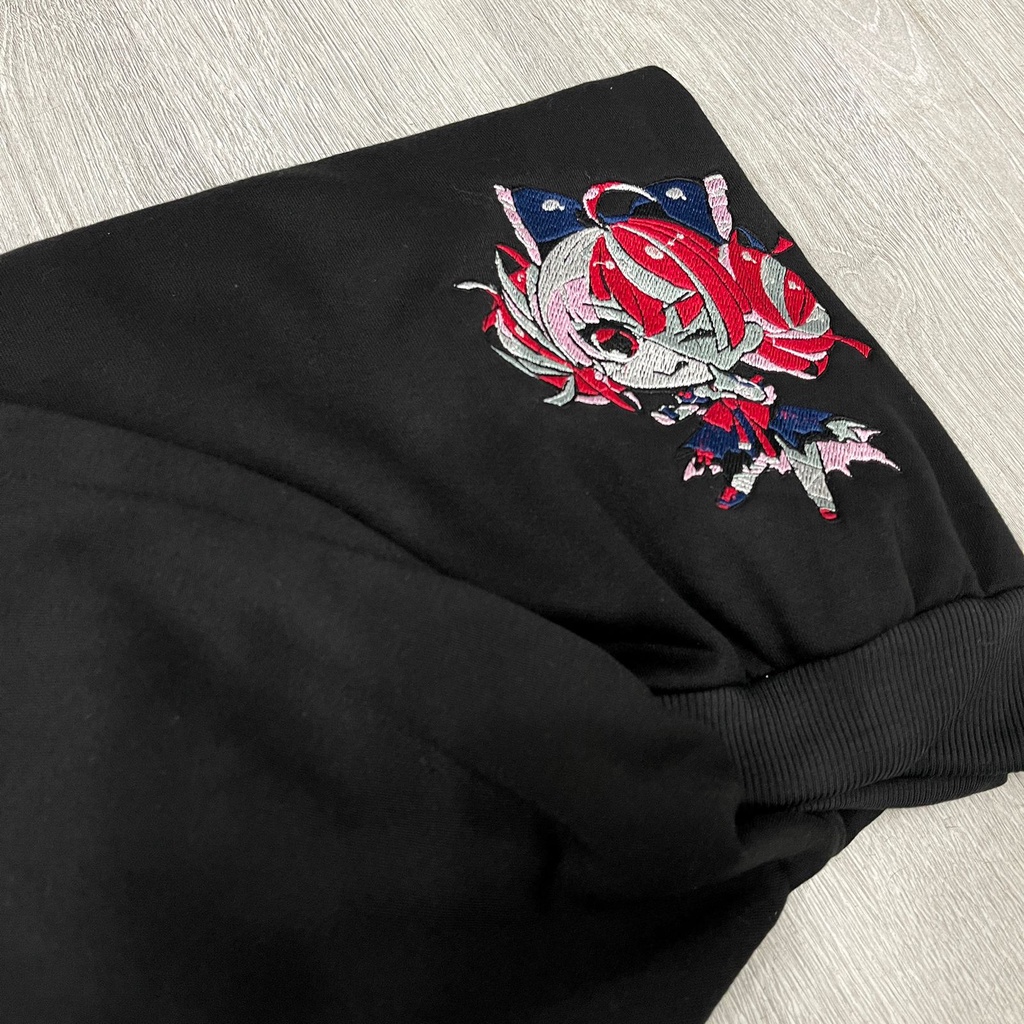 Hoodie Kureiji Ollie HololiveID Anime Vtuber Premium Unisex embroidery