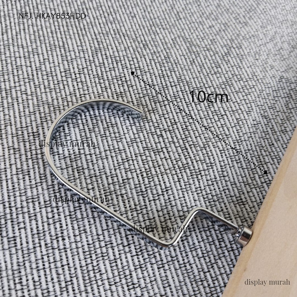 Hanger kayu natural cantelan silver Gantungan Baju Korea Hanger Kayu Jepit / Hanger Kayu Baju Hanger Distro -BH