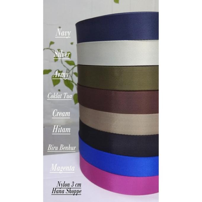 Webbing Nylon 3Cm/Roll