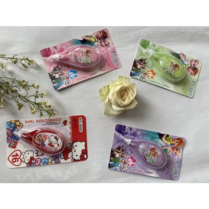 TIPE EX KARAKTER ANAK 8m | TIPE EX TAPE FROZEN | HELLO KITY | TIPE EX ANAK