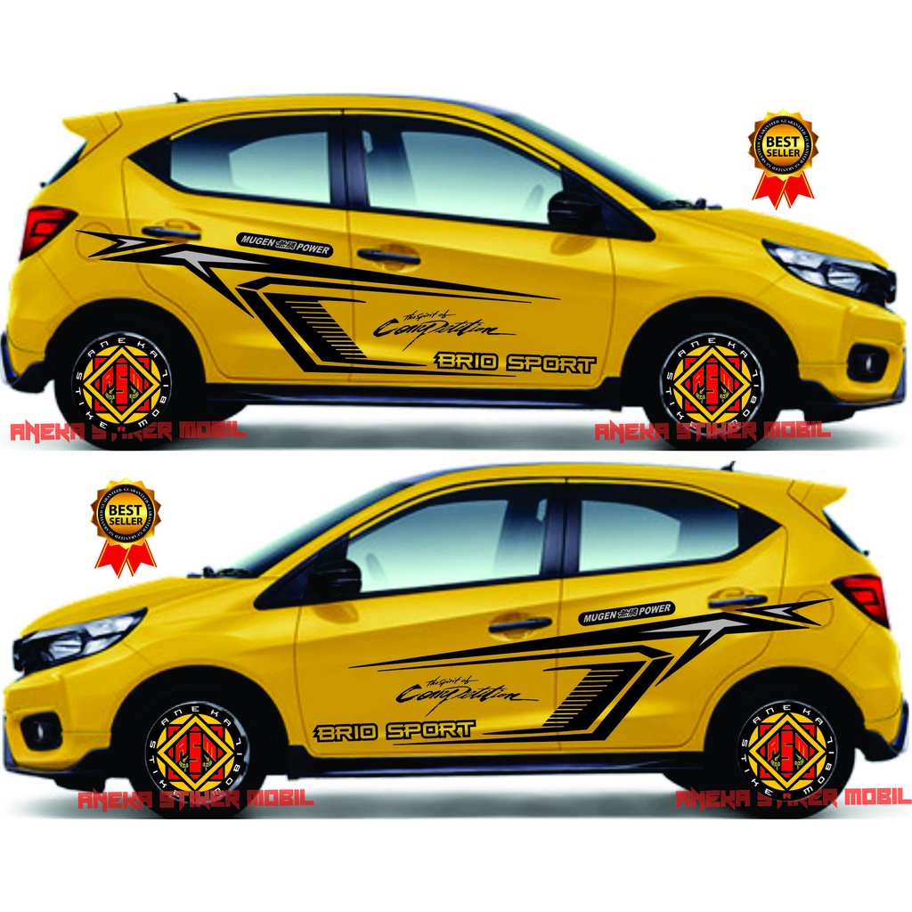 STIKER MOBIL BRIO STIKER CUTTING HONDA BRIO STIKER MOBIL BRIO TERLARIS
