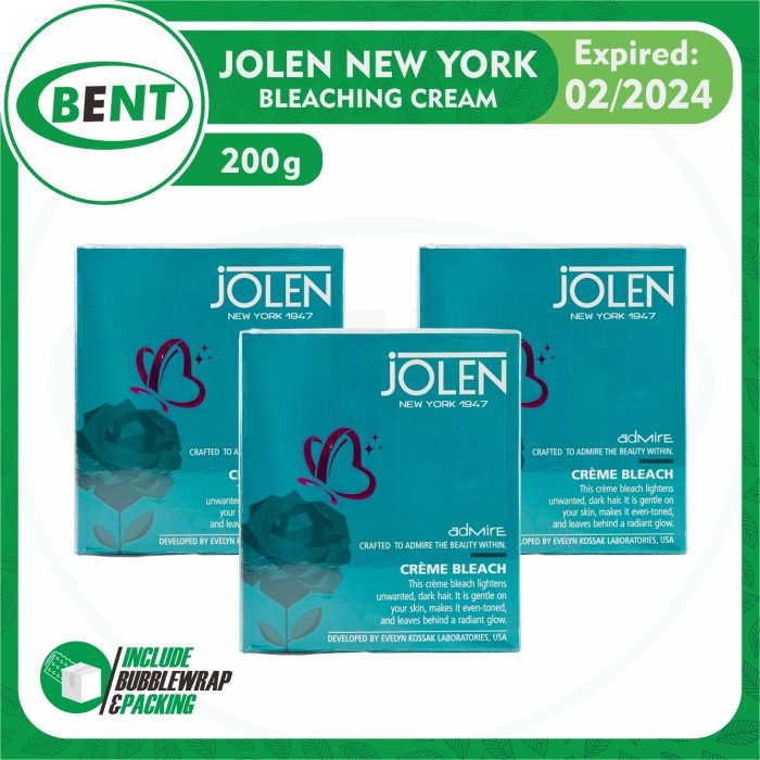JOLEN NEW YORK BLEACHING CREAM 200 GR
