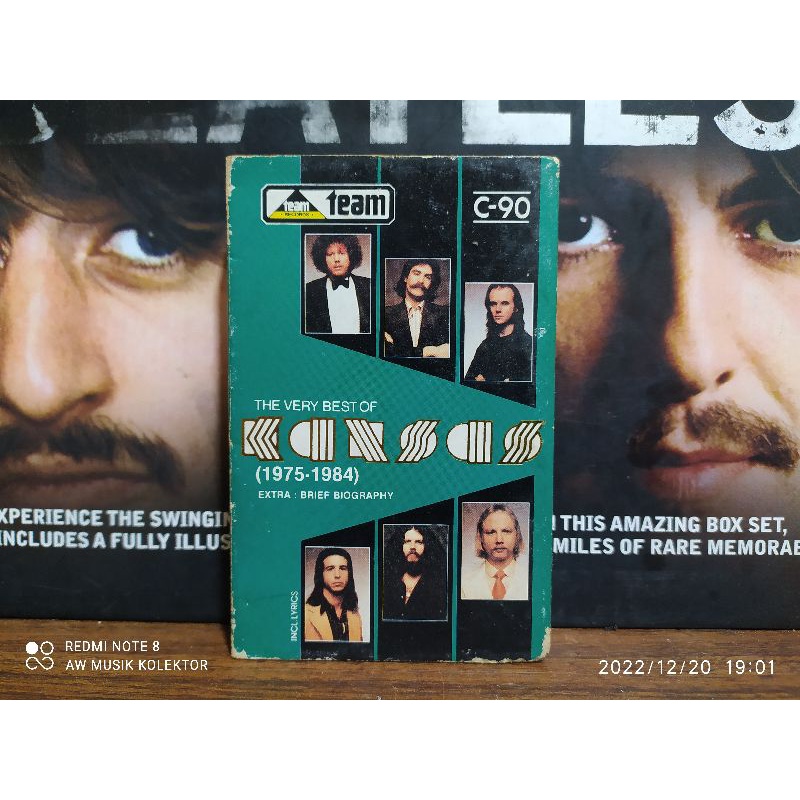 Kaset Pita : THE VERY BEST OF KANSAS 1975 - 1984 C-90.