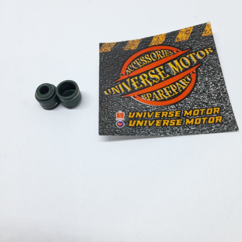 SEAL KLEP GRAND SUPRA BEAT VARIO MIO SMASH BAHAN VITON HIGH TEMP TAHAN PANAS HARGA 2 PCS