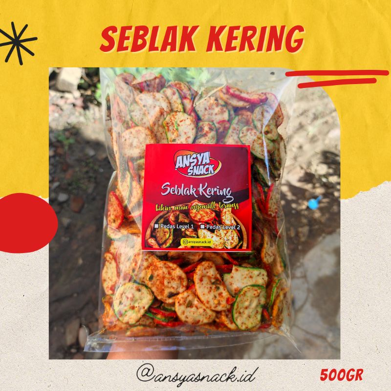 

KERUPUK SEBLAK KERING ANSYA SNACK 500GR