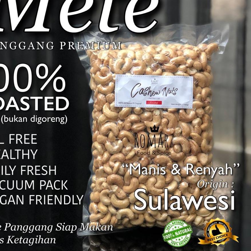 

ツ KACANG METE MEDE OVEN PANGGANG SUPER ROASTED ORIGINAL 500gr New