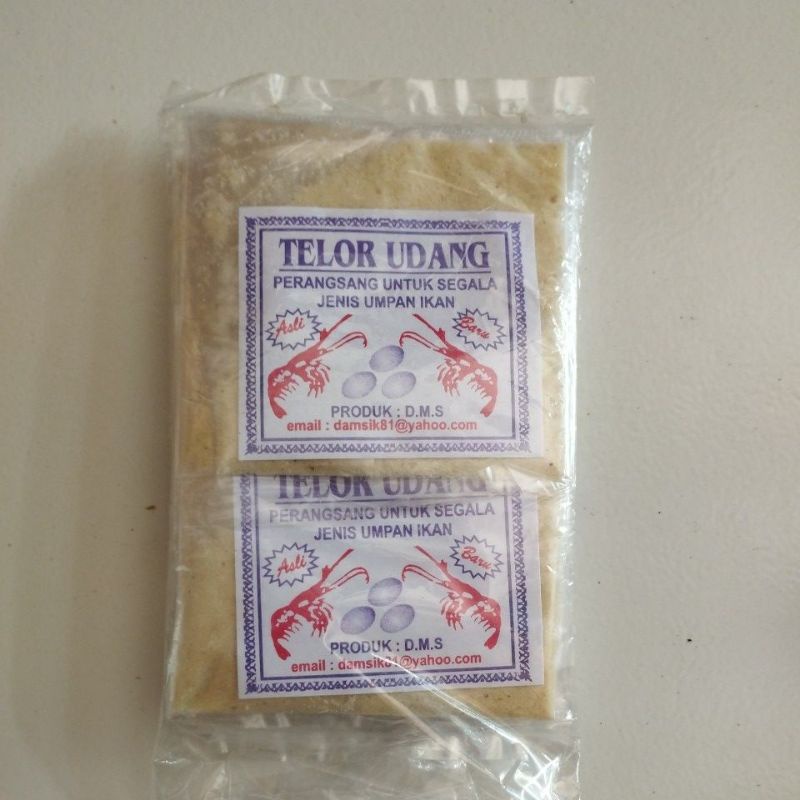 Telor udang, umpan super perangsang untuk semua jenis ikan