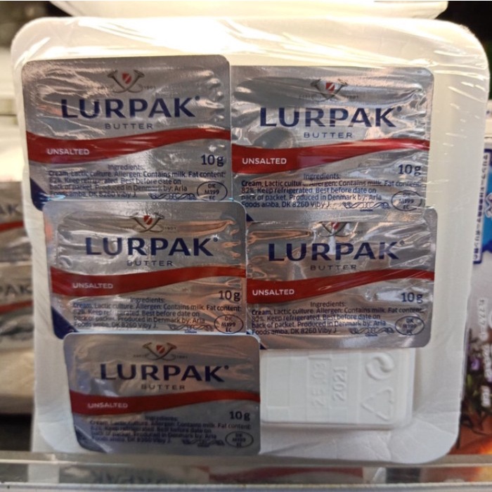 

Lurpak butter unsalted 10x10gr