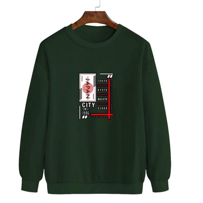 {SDY.10De22ᴮ} Sweatshirt | sweater crewneck basic unisex distro bahan berkualitas sablon digital Japan