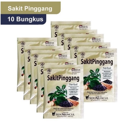 SIDOMUNCUL jamu sakit pinggang 10sachet