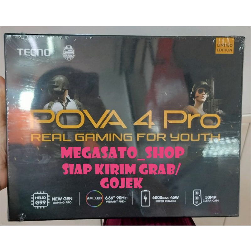 Tecno Pova 4 Pro Ram 8/256gb Special Edition - Garansi Resmi