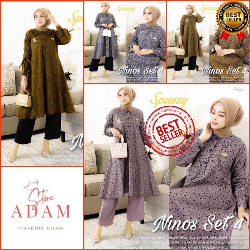 [[ READY STOK SIYAP KIRIM ]] NINOS #1 #2 #3 #4 ORI SPASSY AMARO SET RAMI IMPORT MIX CERUTY BABYDOLL 