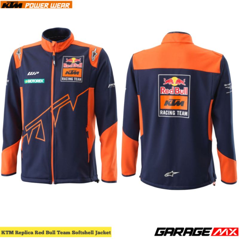 JAKET KTM RED BULL TEAM SOFTSHEEL ORIGINAL POWERWEAR