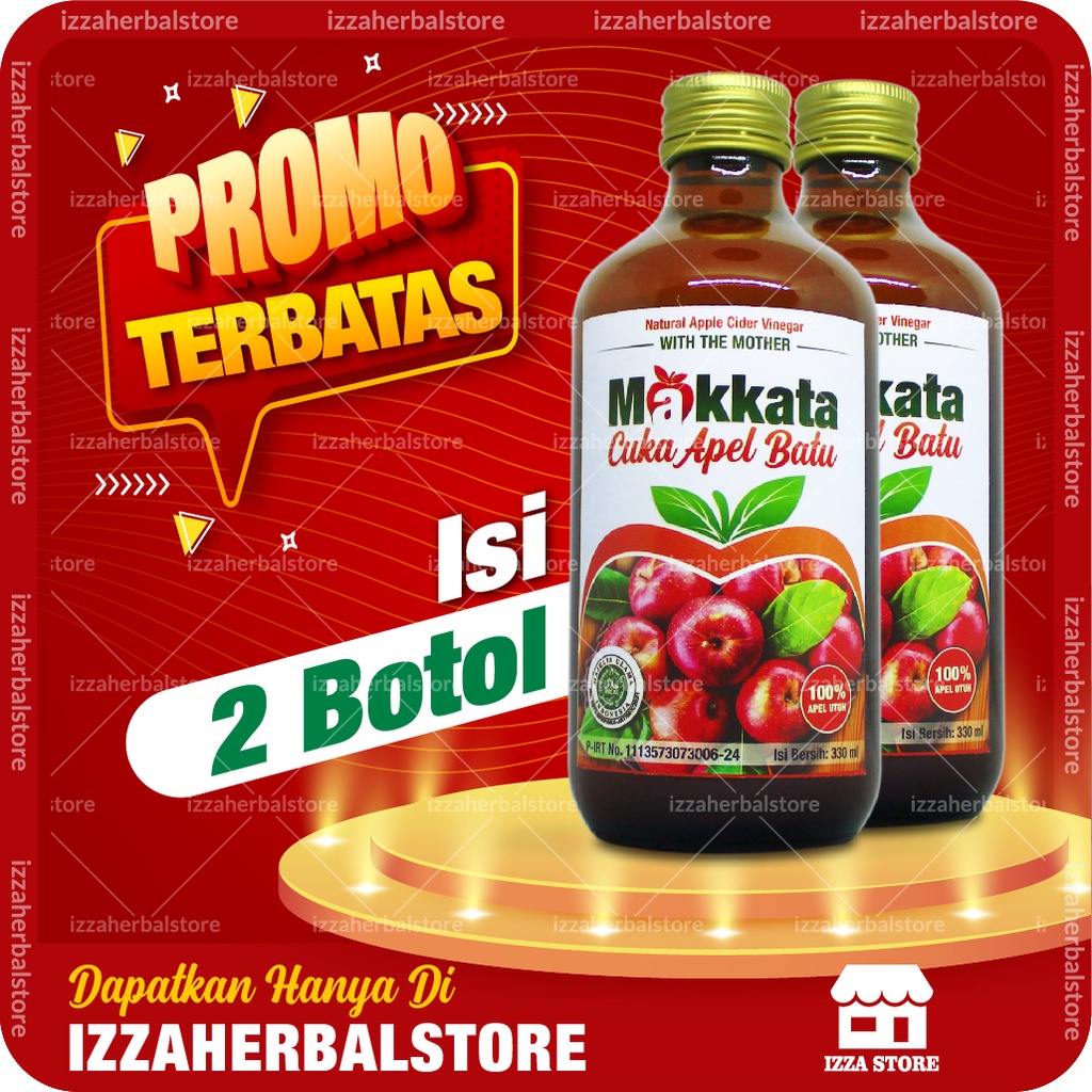 CUKA APEL MAKKATA Original Untuk Wajah MINUMAN Bragg Tahesta Vinegar Sw Organik Heinz Dari BPOM