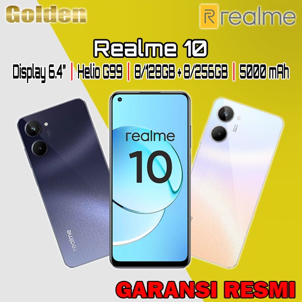 REALME 10 R10 4/128 8/128 8/256 Ram 4GB 8GB Internal 128GB 256GB Garansi Resmi