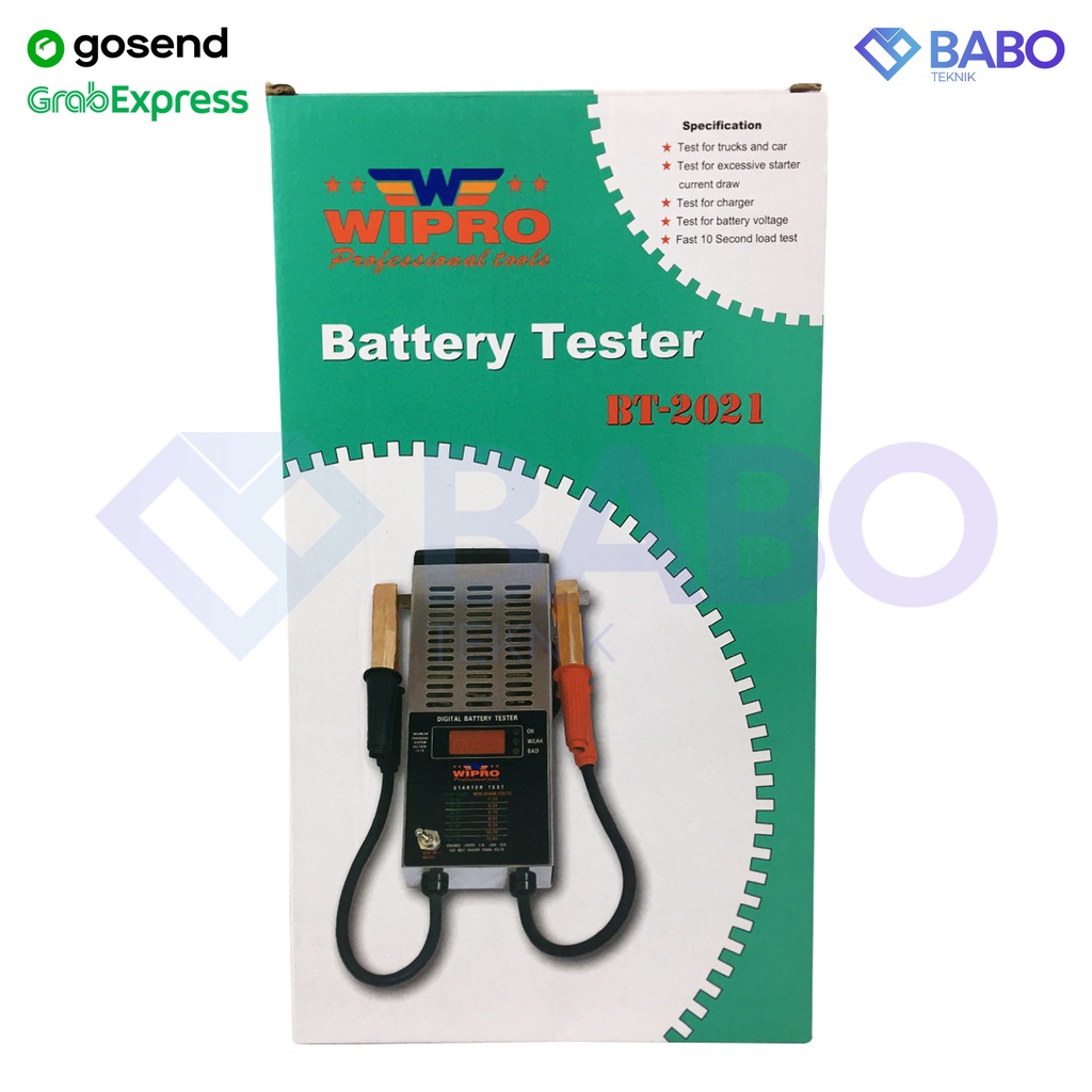 Jual WIPRO BT2021 Battery Tester Digital Shopee Indonesia