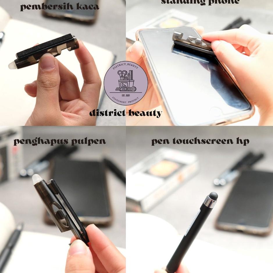

Trendy - 12 PCS PULPEN HAPUS MULTIFUNGSI ERASABLE PEN 4 IN 1 PENA HAPUS PULPEN UNIK LUCU BISA ALAT TULIS .,