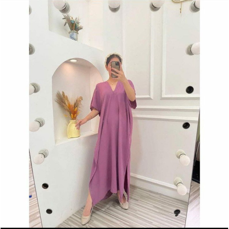 DRESS NAGITA Cringkle Airflow/dress kekianian cringkle/daster kekinian