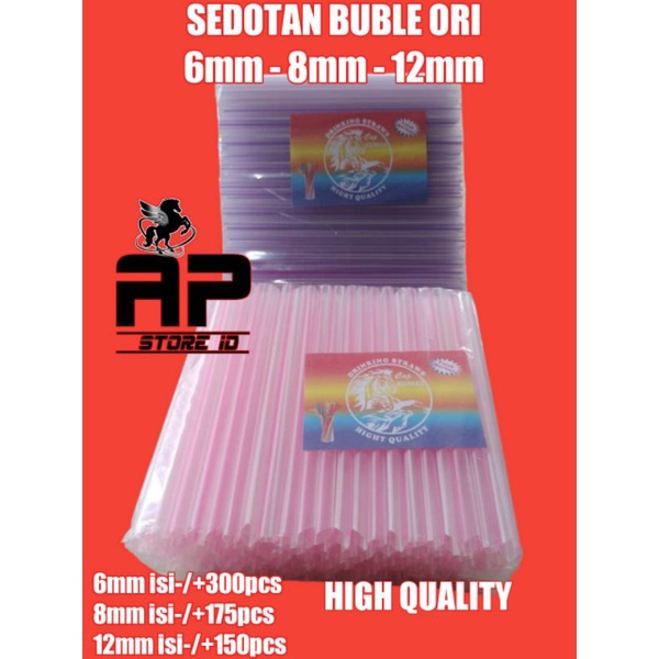 sedotan buble ori bening 6ml,8ml &amp; 12ml