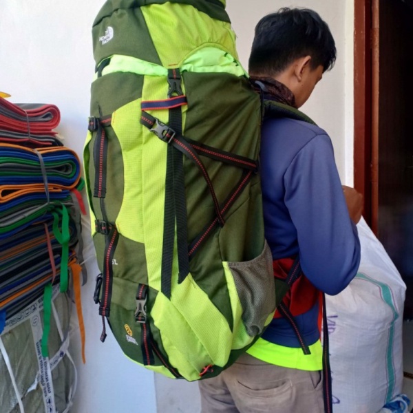 Dijual tas Berkualitas carrier The 55l15l north face propert