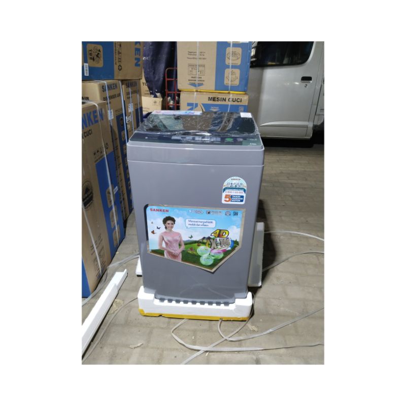 Mesin Cuci Sanken 1 Tabung AW-S832HBK 8Kg