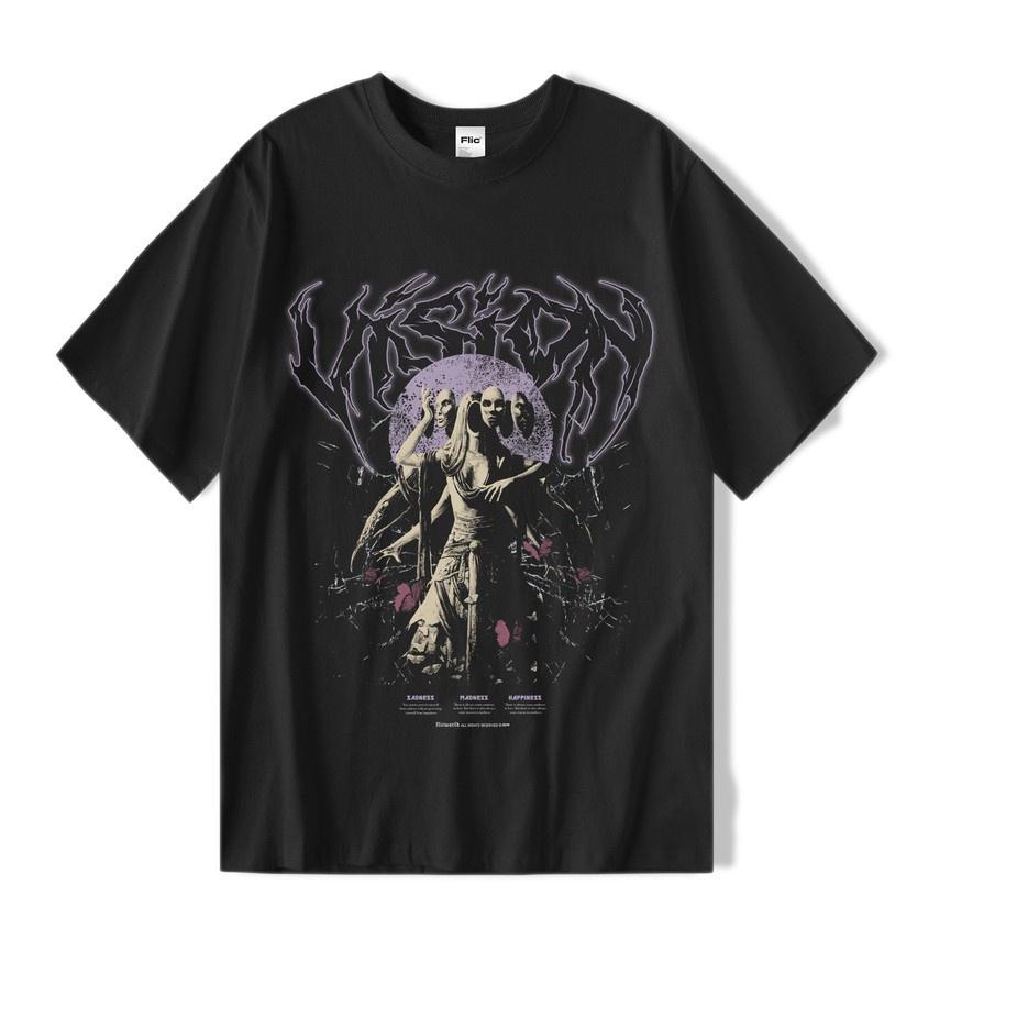 Best Product FLICWORLD - Vision Black Tshirt