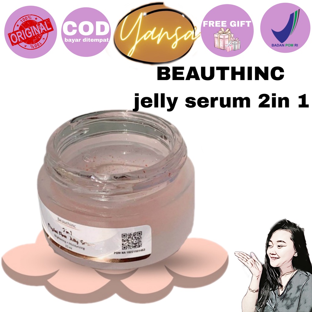 BEAUTHINC 2 IN 1 CRYSTAL PINK JELLY SERUM