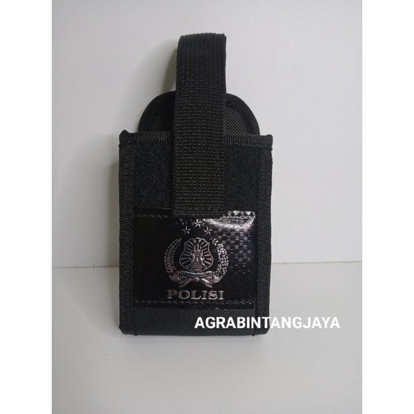 SARUNG HT POLISI SABHARA SECURITY SATPAM TERBARU TEMPAT HT PINGGANG LOGO SECURITY SABHARA POLRI