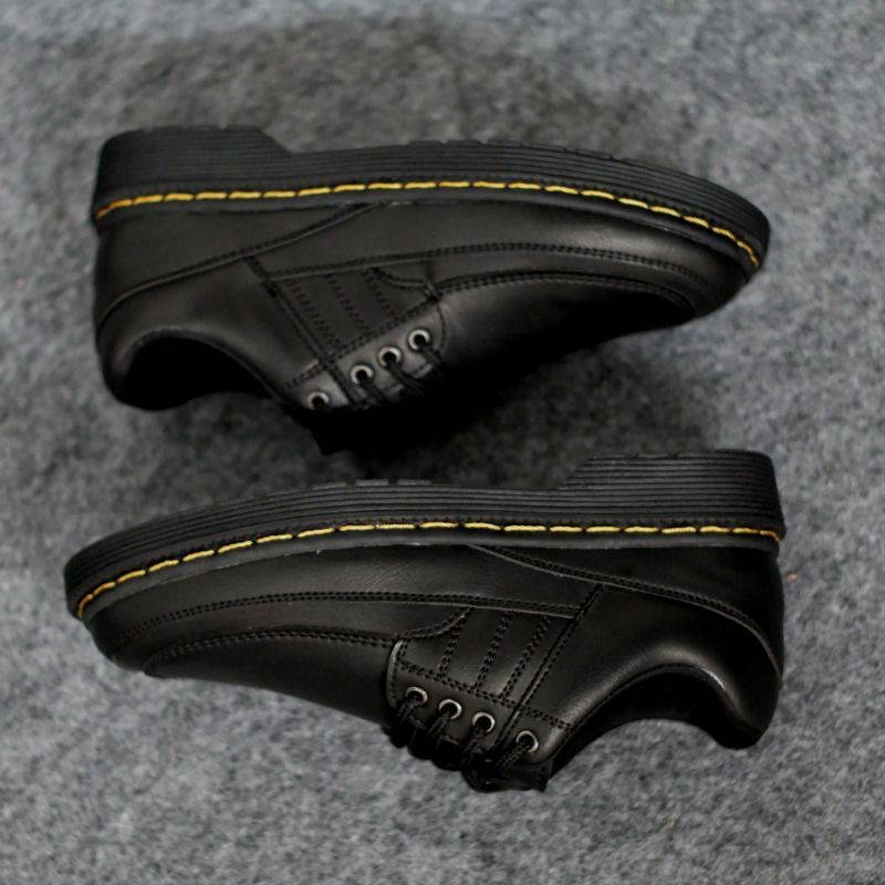 BLACK SUN Sepatu Casual Pria Low Boots Formal Pantofel Kerja Modern Kekinian