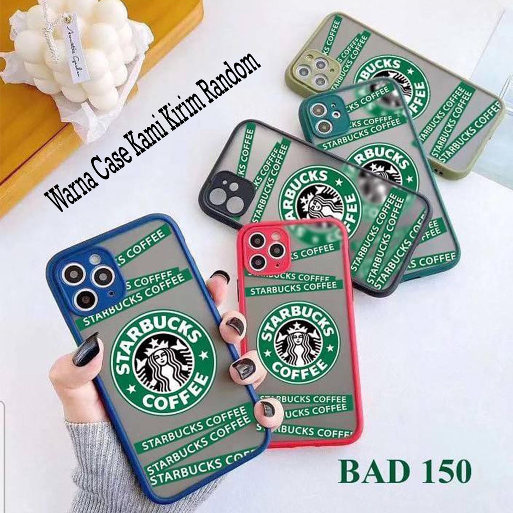 Case Matte Motif Starbucks Xiaomi Pocophone F1 Poco F3 Pocophone F2 Pro