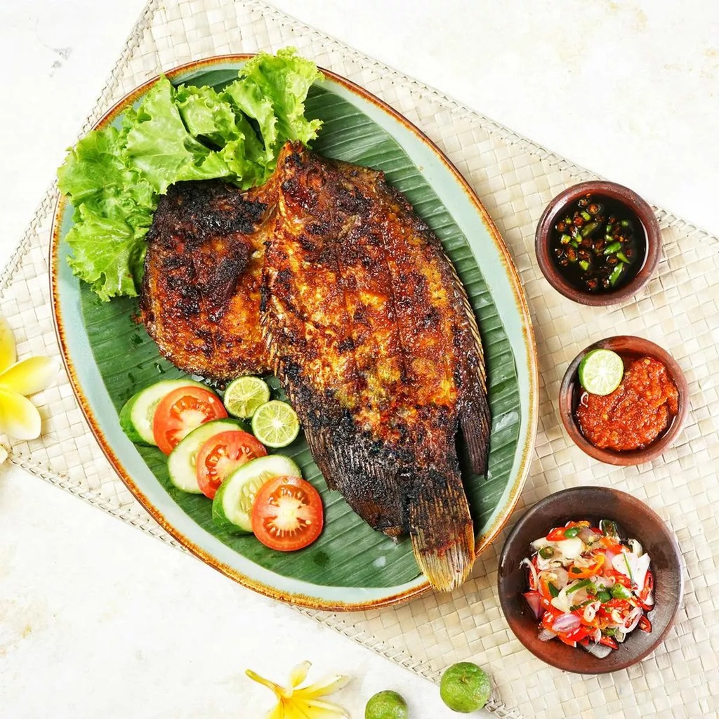 

PROMO !! Ikan Bakar 500 gr Siap Makan - Ikan Nila Merah Subang