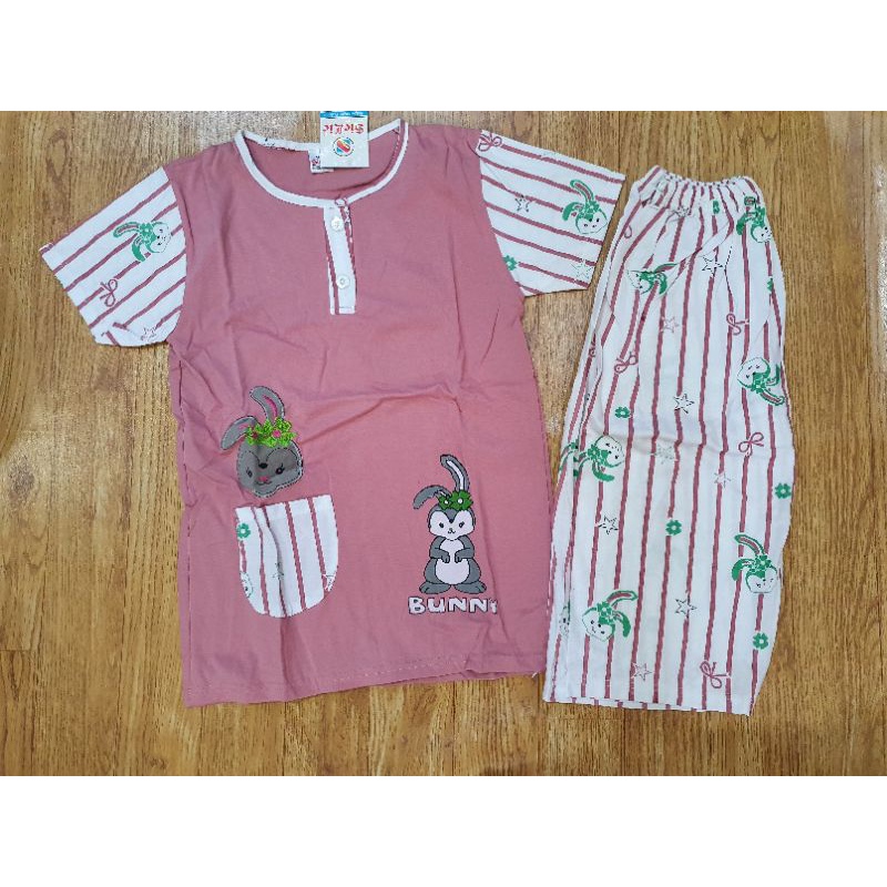 babydoll sielie ABG no.20 baju tidur remaja celana 3/4 sielie