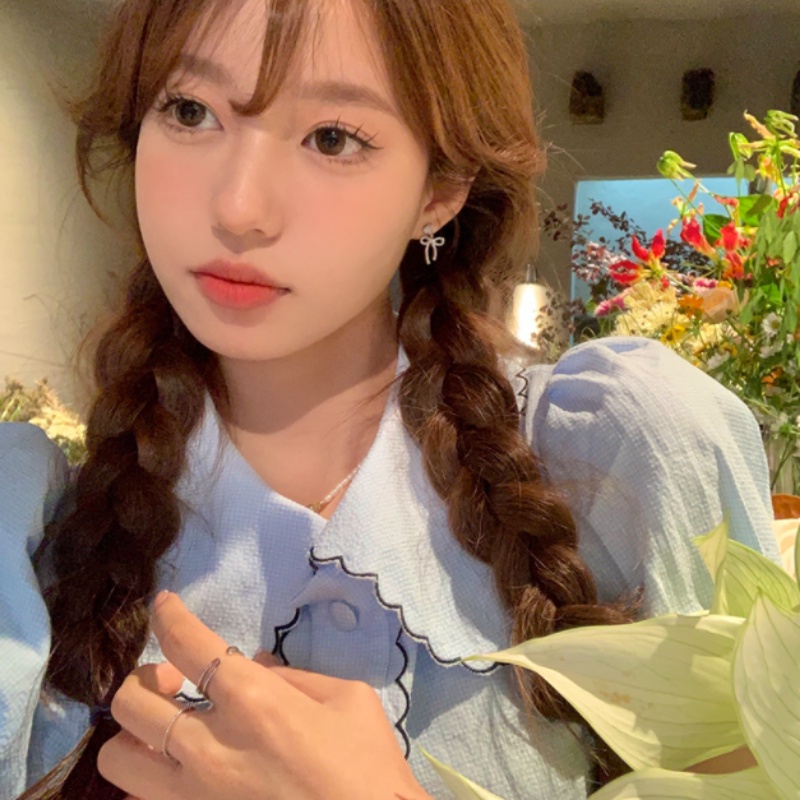 We Flower Korea s925 Perak Korea Lucu Bersinar Kristal Busur Menjuntai Anting-Anting Untuk Wanita Perempuan Elegan Berongga Ikatan Simpul Stud Anting-Anting Pertunangan Pesta Perhiasan Hadiah