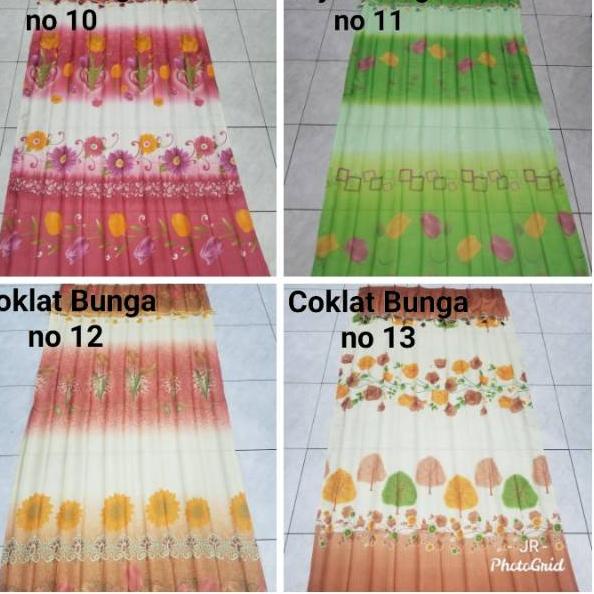 {SAI.21De22g} Gorden Poni Selambu Plisket Air Mata Ibu (AMI) ukuran 1x2 m