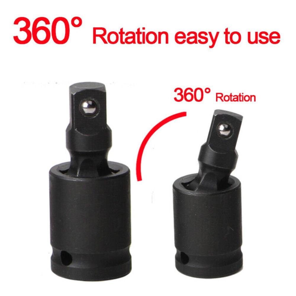 Solighter 3/8 &quot;1/2&quot; 1/4 &quot;Universal Impact Socket Joint Multifungsi Air Impact Wobble Hand Tools Drive Wobble