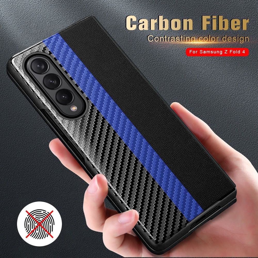 CARBON HARD CASE SAMSUNG Z FOLD 4 FOLD 3 5G FOLD 2 FOLD 1 FULL PROTECTOR CASE HIGH QUALITY PREMIUM
