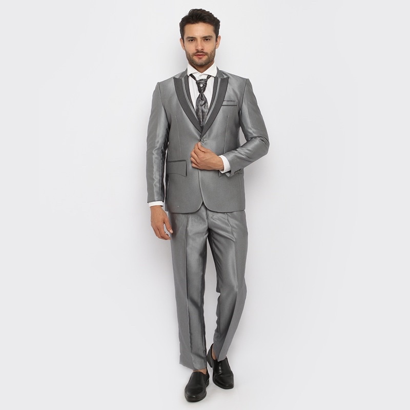 Jas Formal semi WOOL Blazer Kantor Pria Jas Wedding Jas Pengantin Setelan Jas Nikah dan Celana