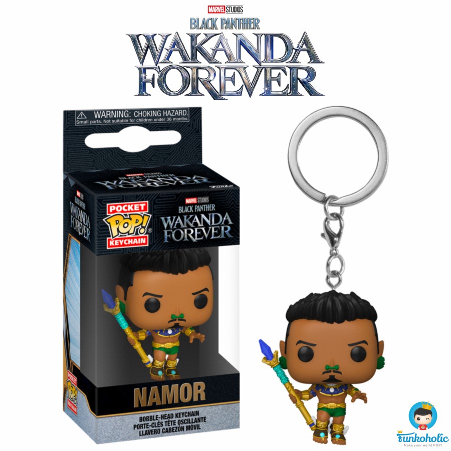 Funko Pocket POP Keychain Marvel Black Panther Wakanda Forever Namor