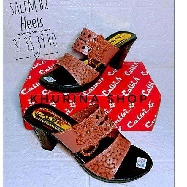 Langsung Atc [PROMO TAHUN BARU] SANDAL WANITA CALBI HEELS / SANDAL PESTA