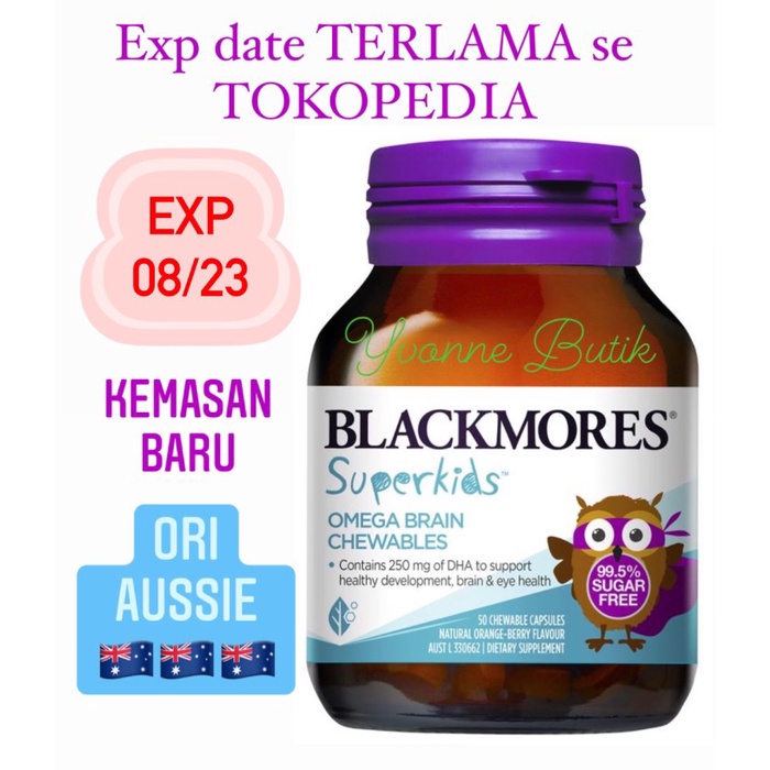 Blackmores Superkids Omega Brain 50tabs