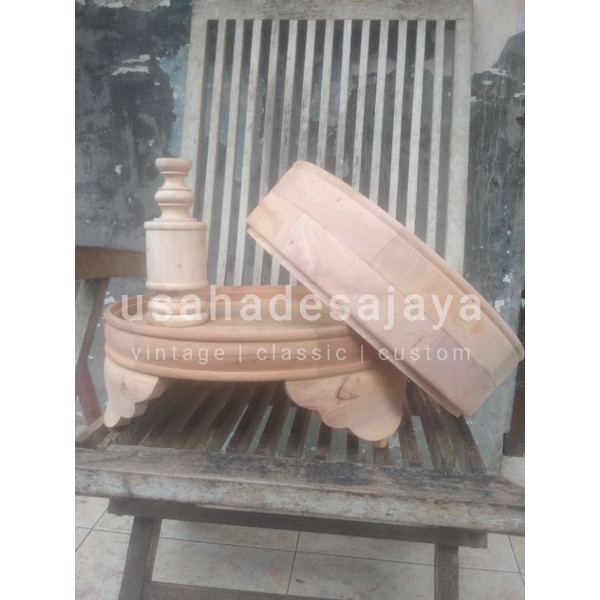 Tebok sangkar branjangan parva kayu mahoni
