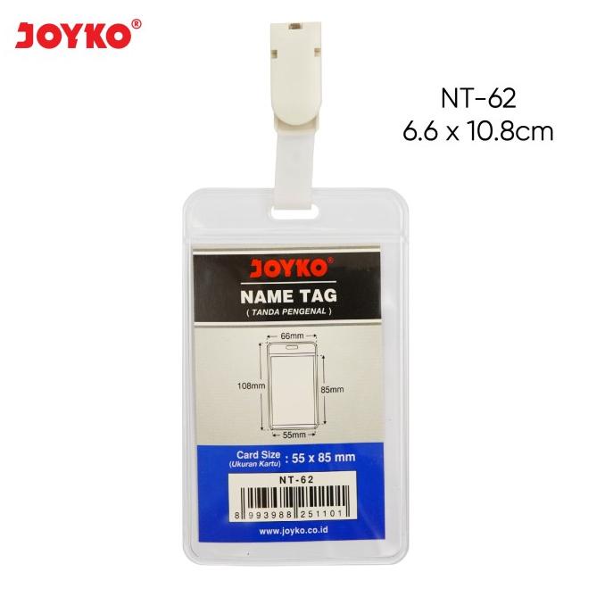 

Name Tag Tanda Pengenal Gantungan Kartu Nama Joyko NT-61 ~ 65