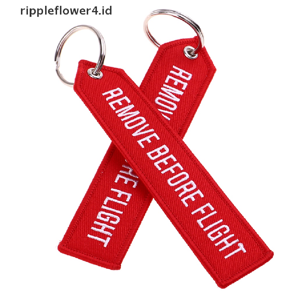 {rippleflower4.id} Lepas Sebelum Terbang Lanyards Tali Gantungan Kunci Untuk Card Badge Gym Key Chain~